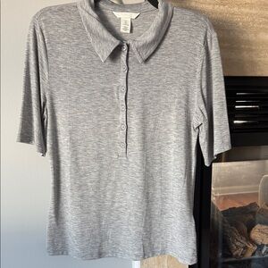 H&M Gray Button Down Shirt